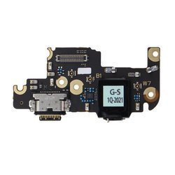 Motorola Moto G 5G board with USB-C charging connector, HF and microphone
