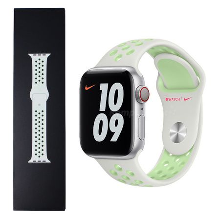 Apple Watch 1/ 2/ 3/ 4/ 5/ 6/ 7 Series 38/ 40/ 41mm Nike Sport Band MG3T3ZM/A - Green (Spruce Aura-Vapor Green)