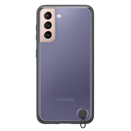 Etui na telefon Samsung Galaxy S21 Plus Clear Protective Cover - transparentne z czarną ramką