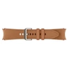 Strap for Samsung Galaxy Watch 4/ 4 Classic/ 5/ 5 Pro/ 6/ 6 Classic Hybrid Eco-Leather 20 mm S/M - brown (Camel)