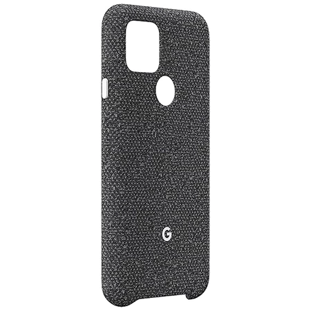 Etui na Google Pixel 5 5G Fabric Case - czarne (Basically Black)