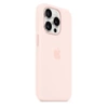 Apple iPhone 15 Pro Silicone Case MagSafe - Pink (Light Pink)