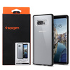 Samsung Galaxy Note 8 case Spigen Ultra Hybrid 587CS22066 - transparent with black frame