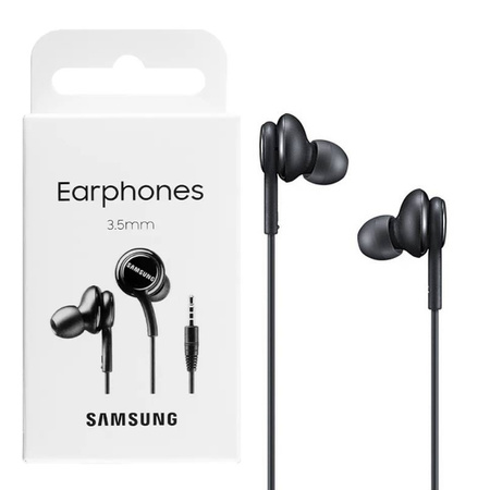 Samsung 3.5mm headphones with remote control and microphone - black