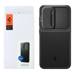 Etui na telefon Samsung Galaxy S24 Spigen Optik Armor - czarne