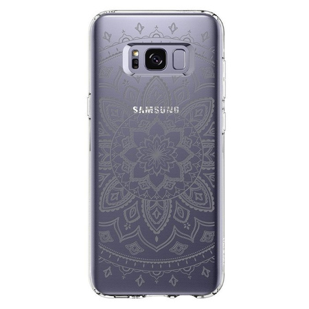 Samsung Galaxy S8 Plus silicone case Spigen Liquid Crystal Shine 571CS21666 - transparent with pattern