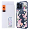 Spigen Liquid Crystal silicone case for Apple iPhone 15 Pro - blue with motif (Blossom)