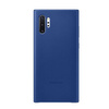 Samsung Galaxy Note 10 Plus Leather Cover phone case - blue