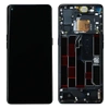 Original LCD display with bezel for Oppo Reno 4 Pro 5G - black