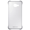 Etui na telefon Samsung Galaxy A3 2016 Clear Cover - transparentne z srebrną ramką