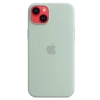 Apple iPhone 14 Plus Silicone Case MagSafe - Green (Succulent)