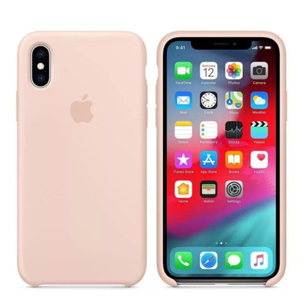 Apple iPhone XS Silicone Case - Sand Pink (Pink Sand) [OUTLET]