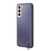 Samsung Galaxy S21 Clear Protective Cover phone case - transparent with black frame [OUTLET]