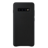 Samsung Galaxy S10 Plus Leather Cover phone case - black [OUTLET]