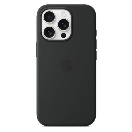 Apple iPhone 16 Pro Silicone Case MagSafe - Black [OUTLET]