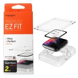 Spigen ProFlex EZ FIT hybrid glass for Apple Watch 44mm - 2 pieces