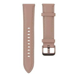 Samsung Galaxy Watch 3 41mm leather strap with holes and buckle size. S/M 20mm - pink (Rose Gold)