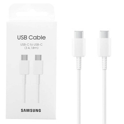 Samsung cable from USB-C to USB-C EP-DX310JWEGEU 1.8 m - white 3A