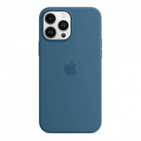 Apple iPhone 13 Pro Max silicone case MagSafe MM2Q3ZM/A - blue (Blue Jay)