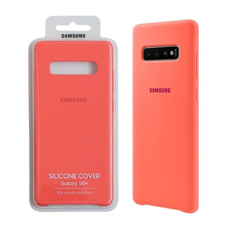 Samsung Galaxy S10 Plus Silicone Cover phone case - pink