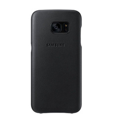 Samsung Galaxy S7 edge Leather Cover phone case - black [OUTLET]