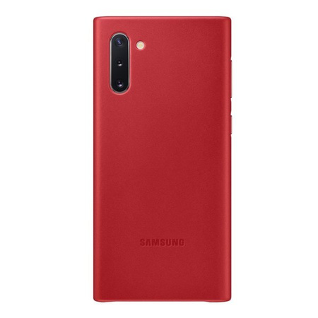 Samsung Galaxy Note 10 leather case Leather Cover EF-VN970LREGWW - red