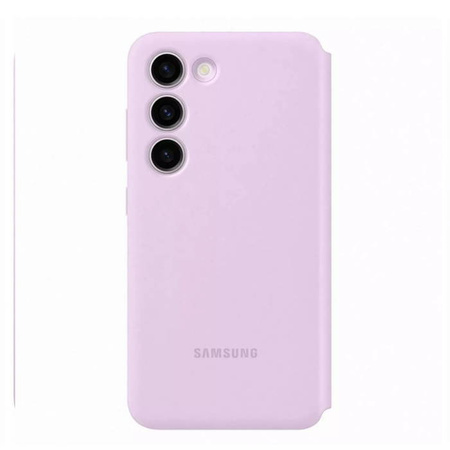 Samsung Galaxy S23 Smart View Wallet Phone Case - lavender