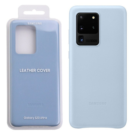 Samsung Galaxy S20 Ultra leather case Leather Cover EF-VG988LLEGWW - blue