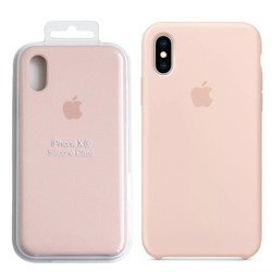 Apple iPhone XS etui silikonowe MTF82ZM/A - piaskowy róż (Pink Sand)