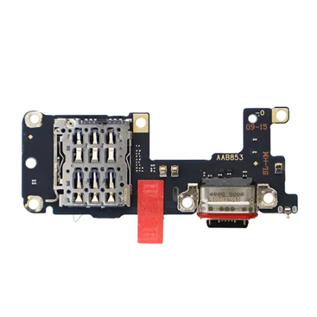 Board with USB-C charging connector, SIM card reader and microphone for Realme GT 7 Pro