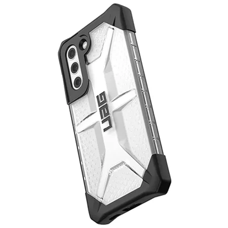 Samsung Galaxy S21 FE 5G UAG Plasma phone case - transparent with black frame