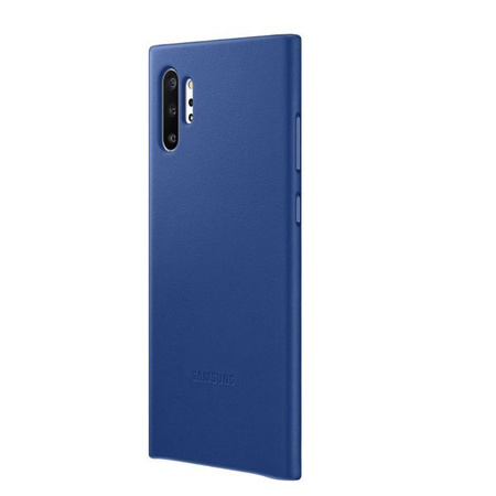 Samsung Galaxy Note 10 Plus Leather Cover phone case - blue