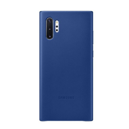 Samsung Galaxy Note 10 Plus Leather Cover phone case - blue