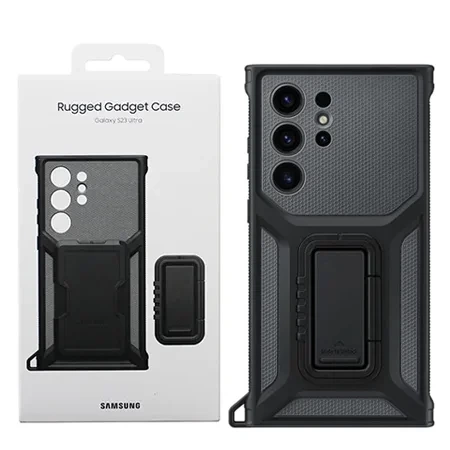 Samsung Galaxy S23 Ultra Rugged Gadget Phone Case - black