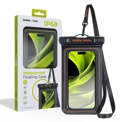 Wodoodporne etui ochronne Mobile Origin Floating Case - czarne (Black/ Orange)