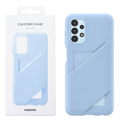 Etui na telefon Samsung Galaxy A13 Card Slot Cover - błękitne (Arctic Blue)