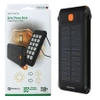 Solar powerbank with LED light 4smarts TitanPack Flex 10000 mAh + micro-USB cable - black