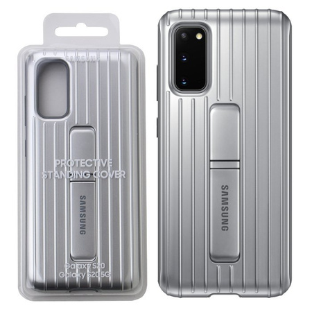 Samsung Galaxy S20 Protective Standing Cover case EF-RG980CSEGWW - silver