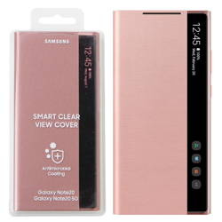 Samsung Galaxy Note 20 etui Smart Clear View Cover EF-ZN980CAEGEU - miedziane (Copper Brown)