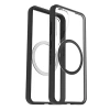 Etui na telefon Samsung Galaxy S25 OtterBox React Series - transparentne z czarną ramką