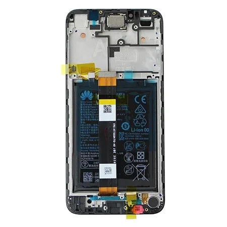 Original LCD display with bezel and battery for Huawei Y5P