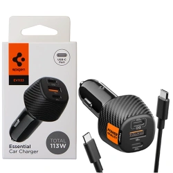 Ładowarka samochodowa Spigen Essential EV1133 113W - czarna