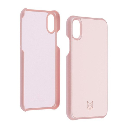 Apple iPhone X/ XS leather case Foxwood Hardshell Case FWIP8IHSPI - pink