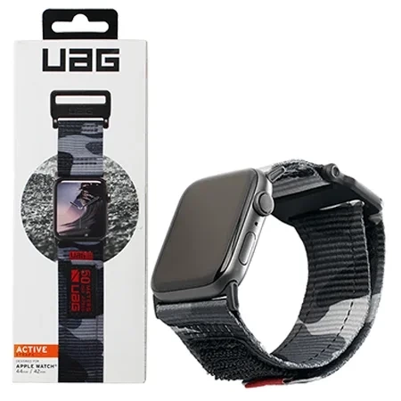 Apple Watch 42/ 44/ 45/ 49 Ultra UAG Active Strap - Midnight Camo