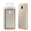 Silicone case for Samsung Galaxy J3 2017 Jelly Cover phone - gold