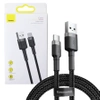 Baseus Cafule 2A USB-A to USB-C cable - black-gray 3m