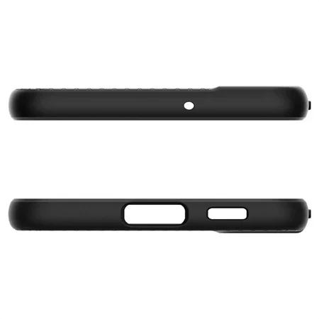 Etui na telefon Samsung Galaxy S22 Spigen Liquid Air silikonowe - czarne (Matte Black)