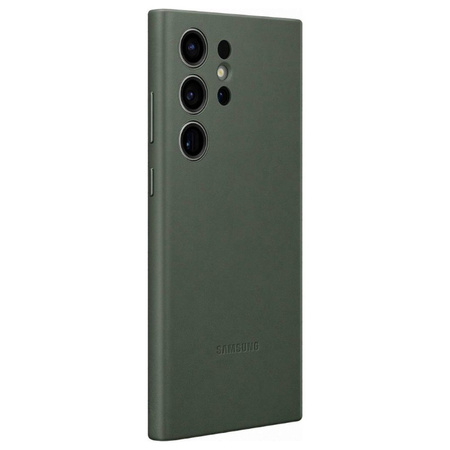 Samsung Galaxy S23 Ultra Leather Phone Case - green