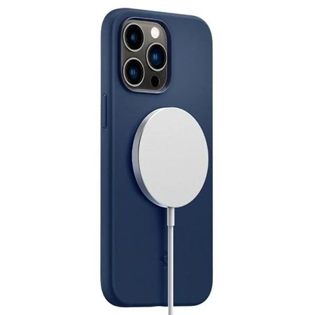 Silicone case for Apple iPhone 14 Pro Max Spigen Silicone Fit MagSafe - navy blue (Navy Blue)