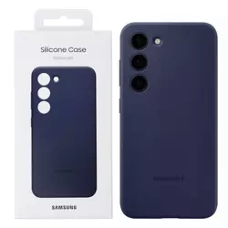 Samsung Silicone Case for Galaxy S23 - navy blue